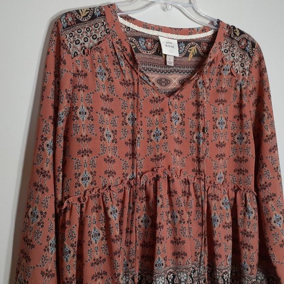 Knox Rose Tops - KNOX rose boho top large